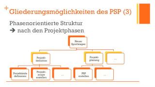 Projektmanagement  Projektstrukturplan PSP [upl. by Anahcar]