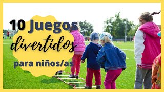 10 juegos DIVERTIVOS y entretenidos para NIÑOS [upl. by Ahsrav]