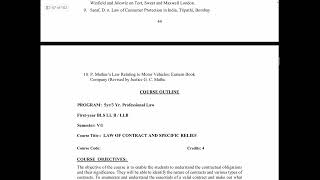 LLB syllabus semester 1 Mumbai university revised syllabus 2022 [upl. by Horace975]