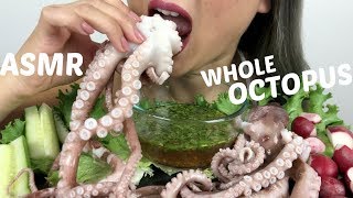 WHOLE OCTOPUS  ASMR NO TALKING EXTREME SAVAGE Eating Sounds  NE Lets Eat [upl. by Tjaden]