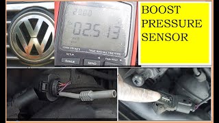 HOW TO TEST A BOOST PRESSURE SENSOR [upl. by Llohcin]