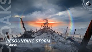 Nightcore  Resounding Storm  lyrics [upl. by Sinnek]