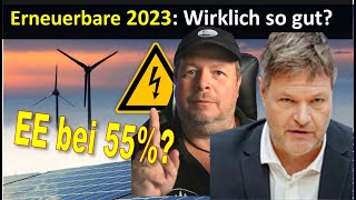 Erneuerbare Energien 2023  War es wirklich so toll wie Habeck das sagt  Nein [upl. by Bebe773]