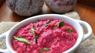 beetroot pachadi Kerala style recipe onam recipes [upl. by Diva]