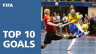 TOP 10 GOALS  FIFA Futsal World Cup Brazil 2008 [upl. by Estevan]