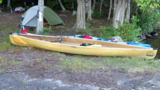 Adirondacks canoe camping Floodwood Pond to Upper Saranac lake [upl. by Lednek137]