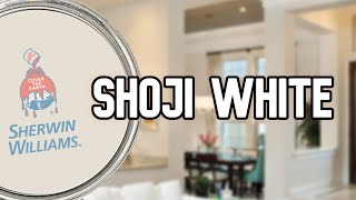 SHOJI WHITE BY SHERWIN WILLIAMS  Is it BEIGE or GRAY [upl. by Constantia721]