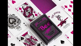 Bee Metalluxe Magenta Deck Review [upl. by Englebert]