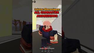 Who has the Best Awakening in JJSjujutsushenanigans roblox foryou shenanigans jjk jjs anime [upl. by Notrab166]