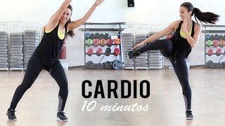 RUTINA DE CARDIO IDEAL PARA PRINCIPIANTES quot 10MINUTOSquot [upl. by Garnes]