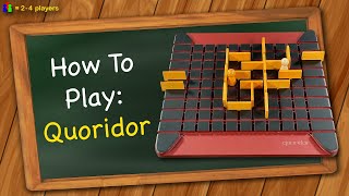 How to play Quoridor [upl. by Atsirk]