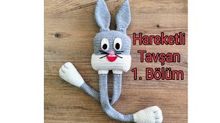 Amigurumi Hareketli Tavşan oyuncak Tarifi 12 [upl. by Pandora]