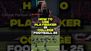 HOW TO USE PLAYMAKER IN COLLEGE FOOTBALL 25 [upl. by Koblick319]