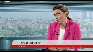 Dorota Łosiewicz rozmawiała z Aleksandrą Ciejek aktorką [upl. by Meerek]