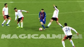 When Lionel Messi Dribbles Past Everyone  Vs 3 Or More Players  HD [upl. by Inoliel]