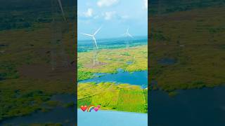 Wind turbine ❤️ view 🌈 beautiful windmil hindisong lovestatus windturbines [upl. by Roose790]