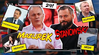 MAZUREK I STANOWSKI 29  POWRÓT KURSKIEGO TRZASKOWSKI W TRAMWAJU DRZEWKA OD NIEMCA [upl. by Gerti]