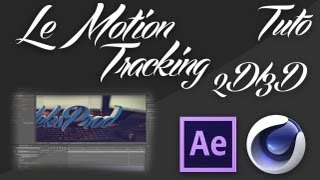 Tuto  Motion Track 3D avec Cinema 4D et After Effect [upl. by Eenerb]