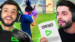 FIZ O TESTE PRA LOUD COM O PLAY HARD NO FREE FIRE 😱 [upl. by Yleek]