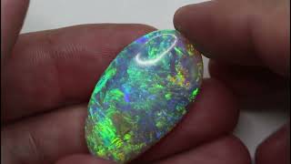 Discover the Magic of Australian Dark Crystal Opal A Stunning 2274ct Freeform Gemstone B5 [upl. by Burhans516]