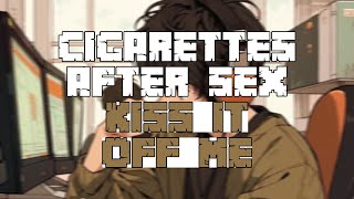 Cigarettes After Sex  Kiss It Off Me Lirik Lagu Terjemahan [upl. by Anahsed887]