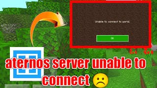 aternos server unable to connect big issue ☹️  sp live gamer [upl. by Adnema]