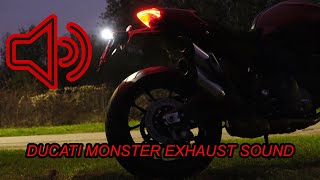 Exhaust sound Ducati Monster 937 [upl. by Anrol]