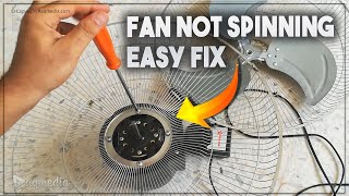 How To Repair Stand Fan or Table Fan  fan wont Spin or Rotate [upl. by Esiled234]