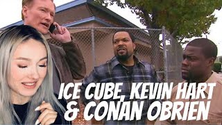 Ice Cube Kevin Hart amp Conan Share A Lyft REACTION [upl. by Aryajay]