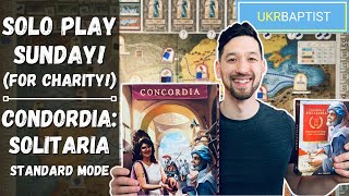 Solo Play Sunday Concordia Solo Playthrough [upl. by Ardeth546]