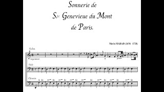 Marin Marais  Sonnerie de Saint Genèvieve du MontdeParis w score [upl. by Aztin318]