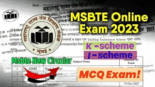 MSBTE Winter Exam 2023 Dates amp Rules Msbte News Today  MSBTE Online Winter Exam [upl. by Connors]