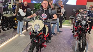 EICMA 2024 EP46 SWM SUPERDUAL X RS 500 R SILVER VASE 650 [upl. by Nnairrehs]