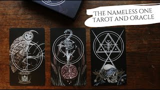 Nameless One Tarot and Oracle Review experiences and deck pairings [upl. by Baiel]