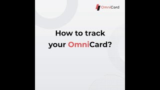 How to track your OmniCard  OmniCard Delivery Status [upl. by Midis714]