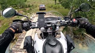 Yamaha XT660X и BMW R1200GS поездка в Махарское ущелье [upl. by Neehsar]