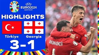 Turkey vs Georgia 31 Euro 2024 All GOALS amp Extended HIGHLIGHTS  UEFA EURO 2024 [upl. by Riva841]