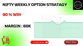 Nifty Weekly Option Strategy  60K Capital Require  90 Win  Low Risk High Reward Strategy [upl. by Bruis]