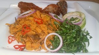 Abacha Recipe  How To Make Abacha and Ugba African Salad [upl. by Brody]