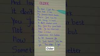 OlderSong💙🪄 by Sasha Alex Sloan music love song newmusic lyrics songlyrics older trend [upl. by Mcdougall967]