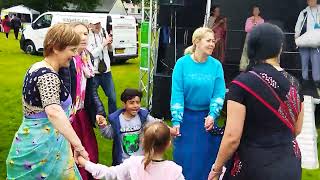 Festival aller Kulturen in Aachen  Adjitananda Prabhu  kirtan [upl. by Ithaman]