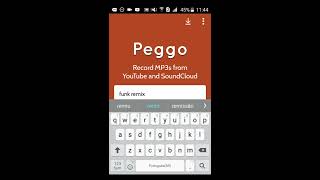 PEGGO app novo para baixar músicas e vídeos do YouTube [upl. by Wallie]