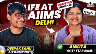 Life after NEET in AIIMS delhi😍🔥Toppers Talk Ep3 aiimsdelhi aiims neet2025 neet mbbs [upl. by Oicul]