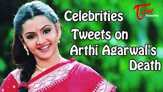 Tollywood Celebrities Tweets on Aarthi Agarwals Death  RIP Aarti Agarwal [upl. by Eartha]