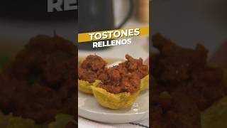 Delicious Stuffed Plantains Tostones Rellenos Recipe [upl. by Euqinmod]