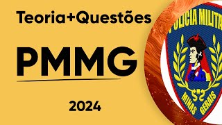 PMMG 2024 TEORIA E RESOLUÇÃO DE QUESTÕES [upl. by Nueormahc]