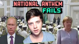 The WORST National Anthem Performances  Army National Band Fails  Braden Reacts [upl. by Aistek]