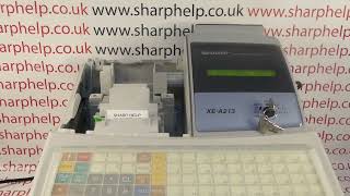 How To Perform A Factory Reset Sharp XEA213  XEA302  XEA302 Cash Registers Full Tutorial [upl. by Harriet301]