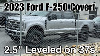 ICONIC SILVER 2023 Akins Ford F250 Covert 25” Leveled on 37s CUSTOM SUPER DUTY [upl. by Falo514]