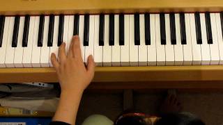 Piano Lesson for Christian In Christ Alone [upl. by Atnom]